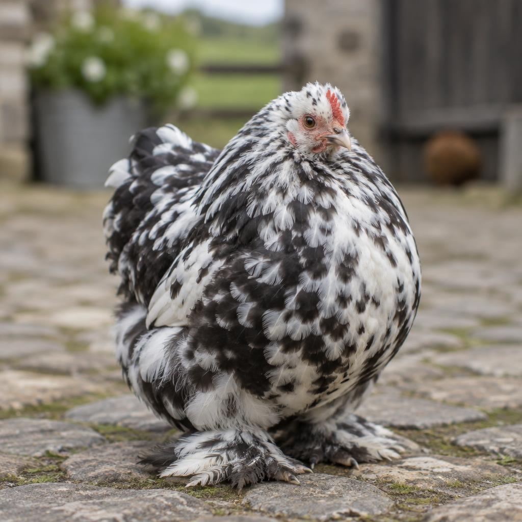 Silkie hen (placeholder photo)